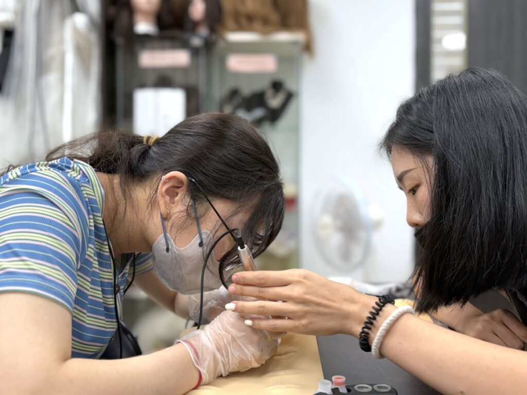 紋繡技術矯正班