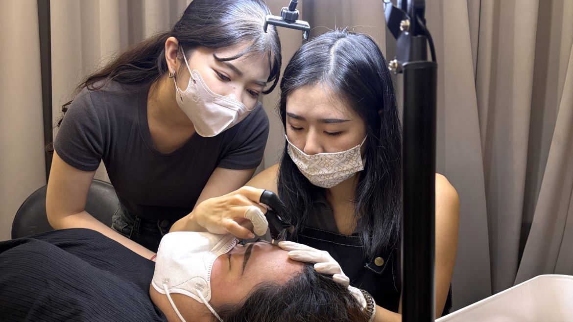 老師真人施作技術示範